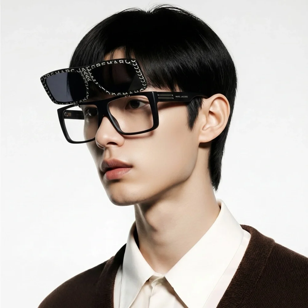 Marc Jacobs Black and White Sunglasses MARC 672/CS